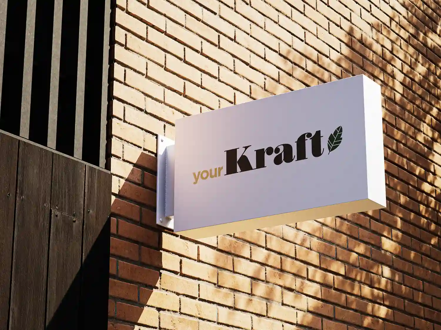 Mockup enseigne yourKraft